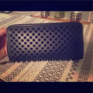 Christian Louboutin Panettone Spiked Zip Wallet